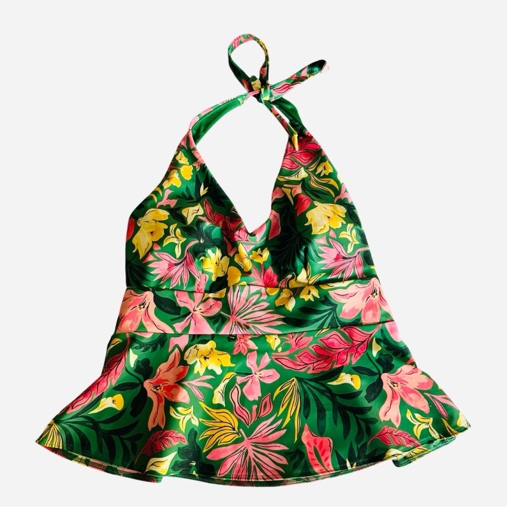 Old Navy Floral Matte Tankini Swimsuit - Picture 2 of 6
